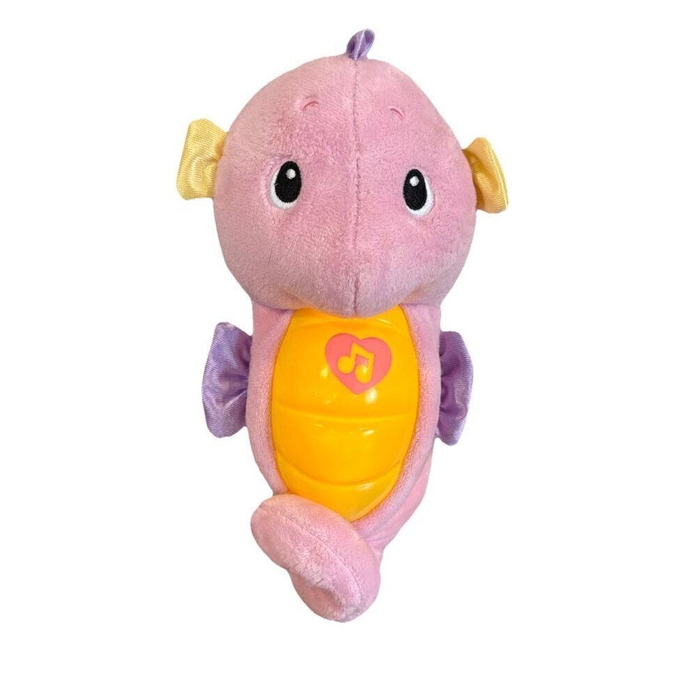 Fisher-Price Soothe 'N Glow Seahorse Pink Baby Musical Toy Entertain Infant